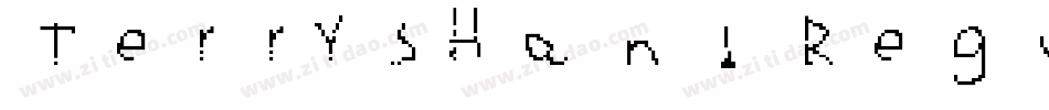 TerrysHand Regular字体转换